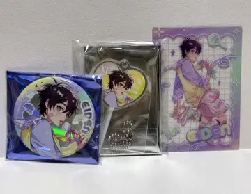 EIDEN 캔뱃지 아크릴 스탠드 엽서 세트