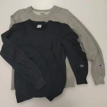 챔피온 리버스 위브 맨투맨 네이비 OX그레이 각 사이즈 M