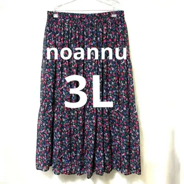 레어 [컨디션 최상] noannu 마이멜로디 꽃무늬 캉캉 스커트 3L