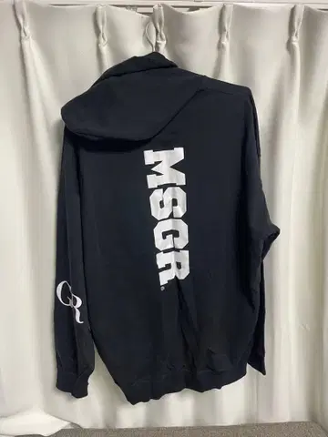 MSGR 블랙 후드티 44