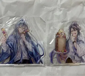 마츠리카의 케이 비즈로그 아크릴 스탠드 2종 세트 (쿠 옌라이+후 칭린)