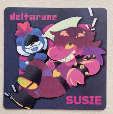 DELTARUNE SUSIE 스지 게이머구이 코스터
