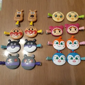 [ 특가 ] 호빵맨 앞머리 클립 16개 세트