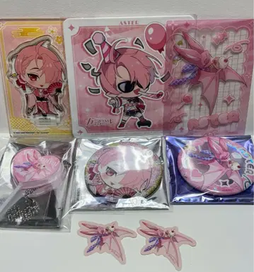 NU 카니발 AGF 한정판 에스터 아크릴 키링 캔뱃지 세트