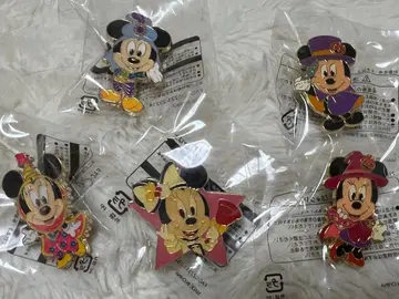 디즈니 미키 미니 핀 배지 5개 세트