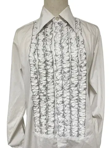 70s Career Club gather frill shirts