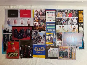 SixTONES 역대 CD 특전 세트