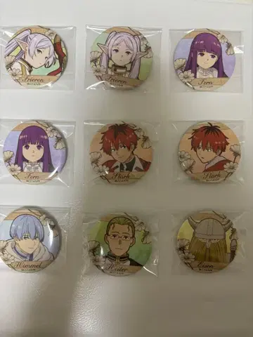 장송의 프리렌 트레이딩 캔뱃지 컴플리트 세트