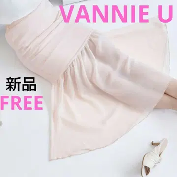 VANNIE U 시어 머메이드 스커트 새상품 안티로자 비침 가을