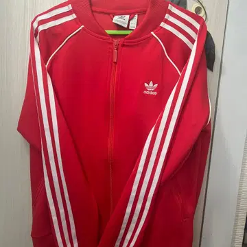 adidas 빨간색 집업 저지