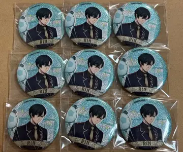 AGF 블루 록 크랙 한정판 글리터 캔뱃지 린 9개