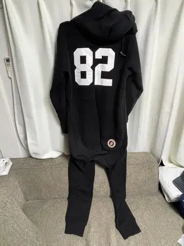 풀 지퍼 후디 맨투맨 원단 점프수트