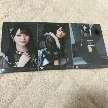 =LOVE 이코라브 생사진 블랙 의상 사사키 마이카 컴프 2