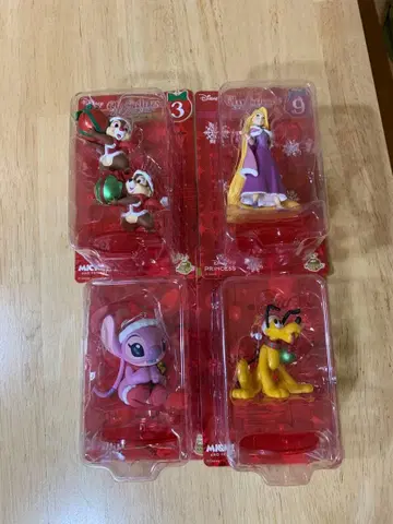 해피 복권 크리스마스 오너먼트 피규어 오너먼트상 4종