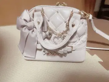 LIZLISA 리즈리사 비쥬 퀼팅 핸드백 핑크