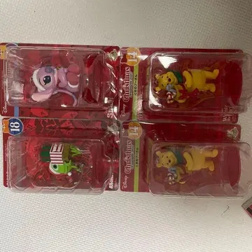 디즈니 크리스마스 피규어 세트