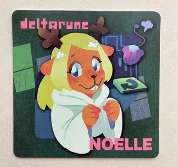 DELTARUNE NOELLE 노엘 게이머 구이 코스터