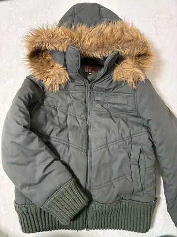 RAPUA 퍼 포함 밀리터리 자켓 L 그레이 y2k