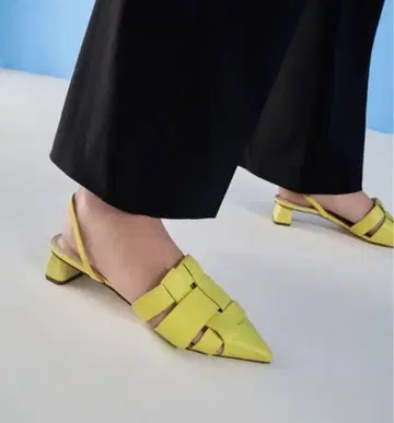 찰스앤키스/ 우븐 슬링백 펌프스