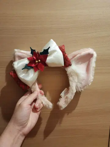 도쿄 디즈니 리조트 리나벨 크리스마스 머리띠 2024