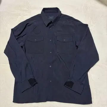 Luis sillis 레이온 긴팔 셔츠 네이비 46