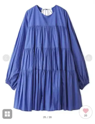 [ 새상품급 ] emmi 캔브릭 티어드 원피스