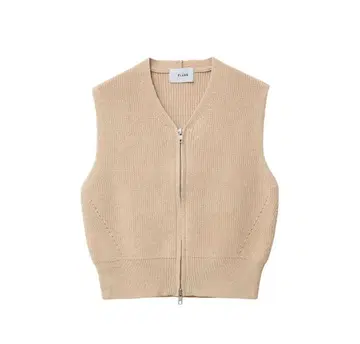 CLANE ZIP COMPACT KNIT VEST