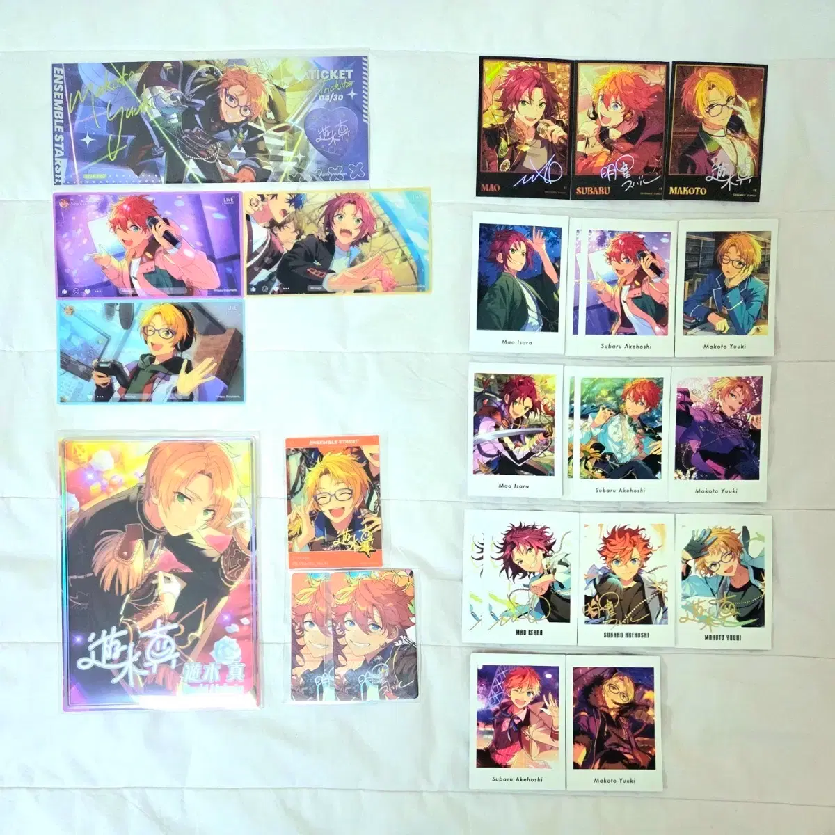 Ensemble Stars Trickstar Mao Makoto Subaru Goods Fashots Paper Goods