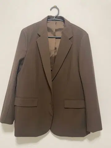 브라운 테일러드 자켓