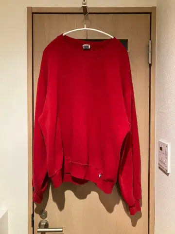 러셀 애슬레틱 레드 맨투맨 트레이닝복 L