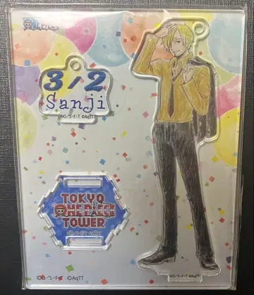 원피스 도쿄 타워 한정판 상디 생일 아크릴 스탠드 참