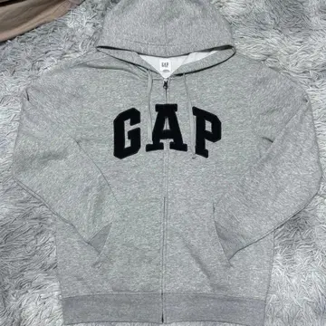 GAP 집업 후드티 그레이