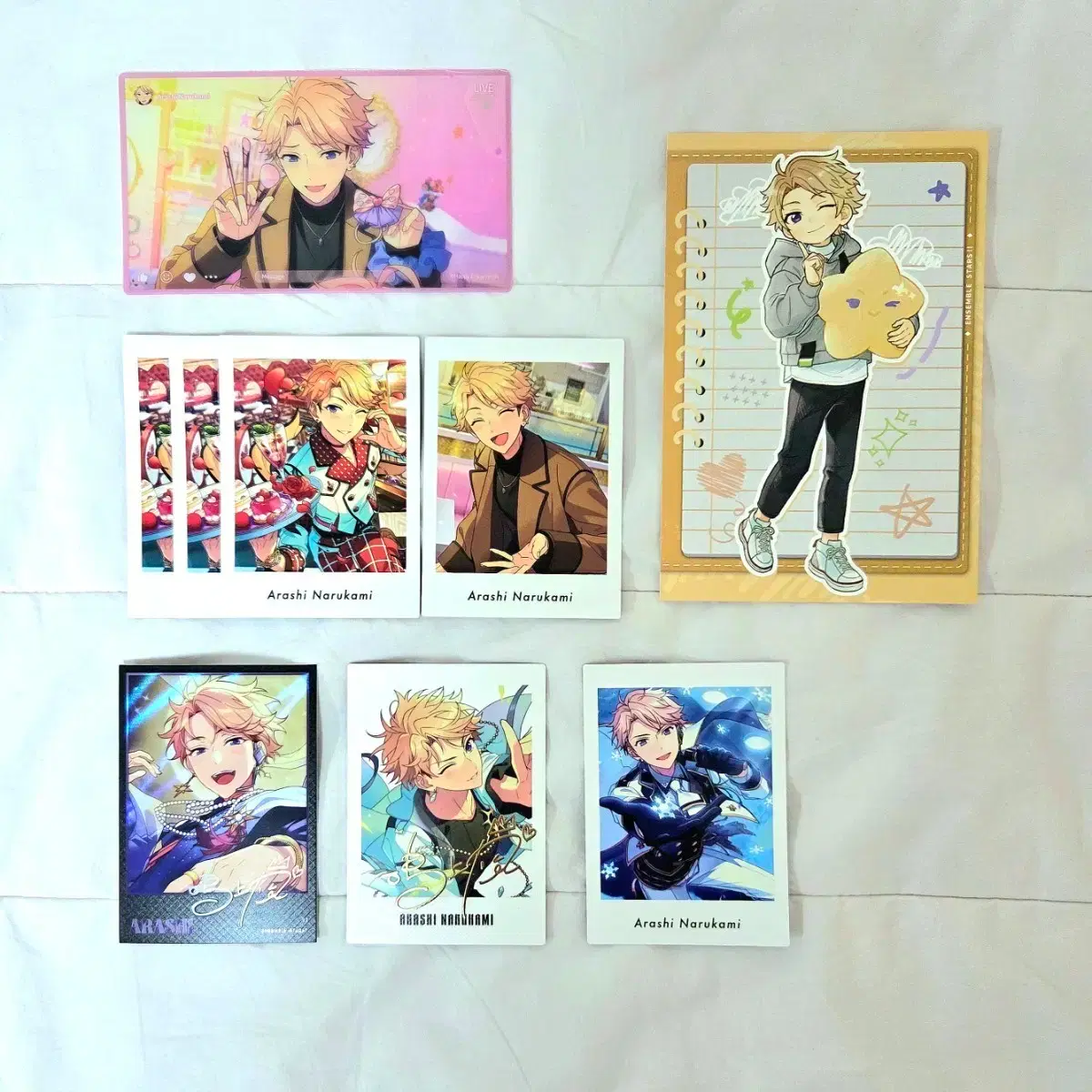 Ensemble Stars Knights Narukami Arashi goods Pashatts postcard pola clear card