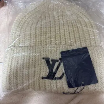 니트 모자 크림색