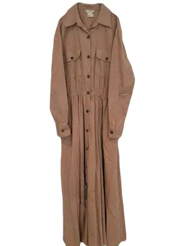 빈티지 90s J.Crew 코듀로이 롱 원피스 베이지