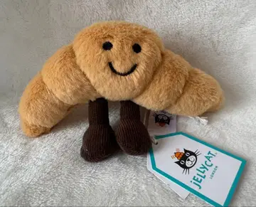 JELLYCAT 크루아상 봉제 인형 키링 제리캣