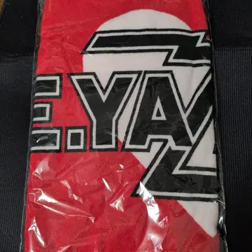 E.YAZ 로고 TOKYO돔 한정판 11/9 타월 빨간색과 화이트