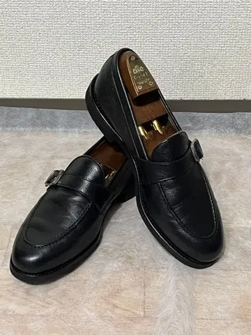 Berwick 5611RUMLBK 블랙 몽크 스트랩 로퍼