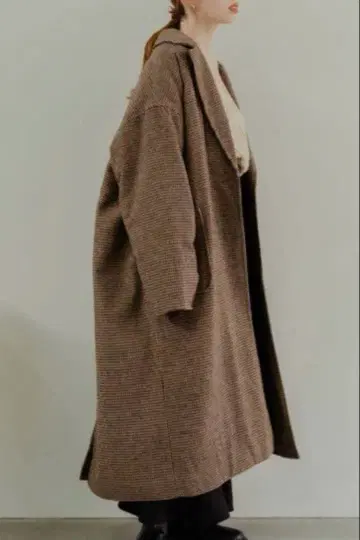 hinari(히나리) 오버 사이즈 롱 코트