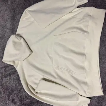 Healthknit 아이보리 후드 부착 후드티 L