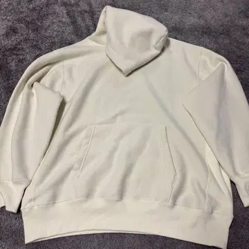 Healthknit 아이보리 후드 부착 후드티 L