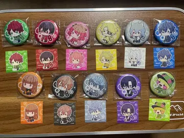 컬러풀 피치  태엽 감기 자수 캔뱃지 BOXver 11종 풀컴프