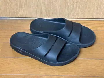 OOFOS 우포스 Ooahh 블랙 리커버리 26cm