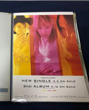 [새상품급] globe B2 포스터 FACE