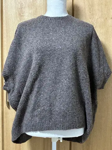 브라운 오버 사이즈 베스트