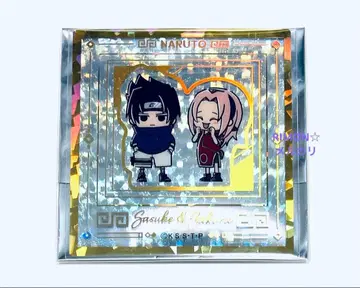 NARUTO 사스케 사쿠라 홀로그램 클리어 시트  mini 금박