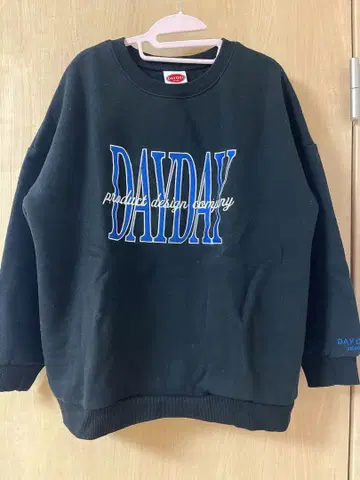 daydayseoul 자수 맨투맨 속기모