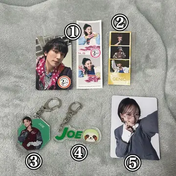 GENIC 사진 씰, 포토 카드, 트레이딩 카드, 아크링 키링, 네임 키