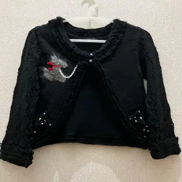 MILK 블랙 가디건