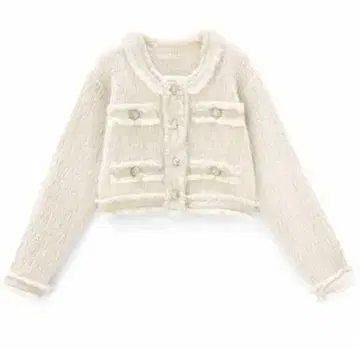 GRL 프린지 숏 기장 니트 가디건[dr482]